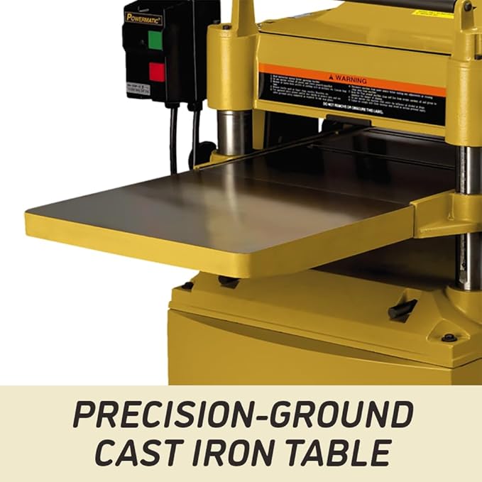 Powermatic 15-Inch Planer, Helical Cutterhead, 3 HP, 230V 1Ph (Model 15HH)