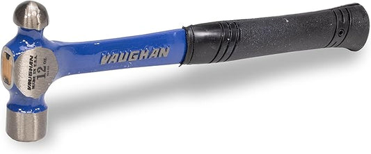 VAUGHAN Ball Pein Hammer, 8 oz, Steel handle, American high carbon steel, R308, VN16171