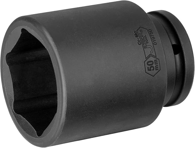 Jetech 3/4-Inch Drive 50mm Deep Impact Socket with 6-Point Design, Heat-Treated Chrome Molybdenum Alloy Steel, Metric