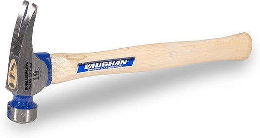 VAUGHAN CF2 California Framer Hammer, 19 oz Milled, Nail Starter, Made In The USA, VN11600