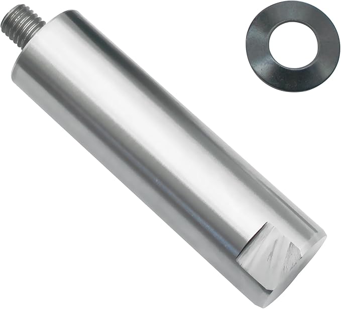 1" Dia Post with 5" Total Length for Wood Lathe Tool Rest Including Thread, M10X1.5 Thread