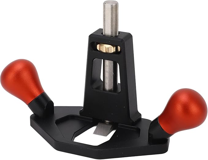 Woodworking Router Plane Hand Planer Router Plane Trimming Hand Planer with Anodic Oxidation Treatment Blade used to trim wood edges