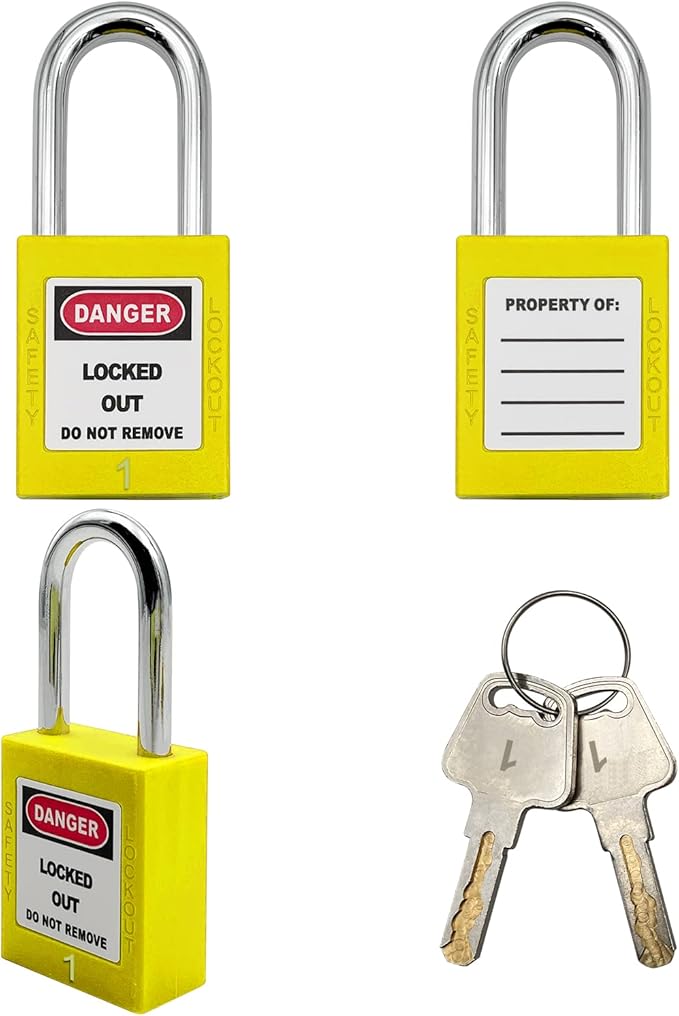 Lockout Tagout Locks, Safety Padlocks, Loto Locks Keyed Differently Lock Out Tag Out Device Plastic