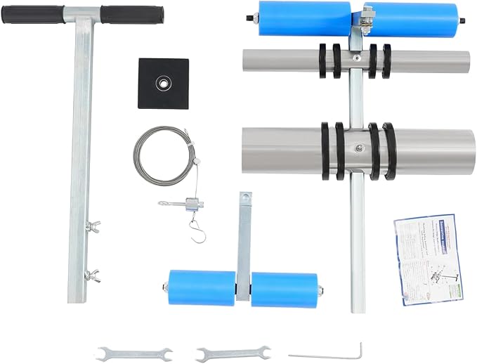 Floor Tape Marking Machine, Manual Tape Line Marker with Adjustable Spacing, Manual Floor Tape Applicator for Parking Lot, Sports Court, Decoration Protection and Laying