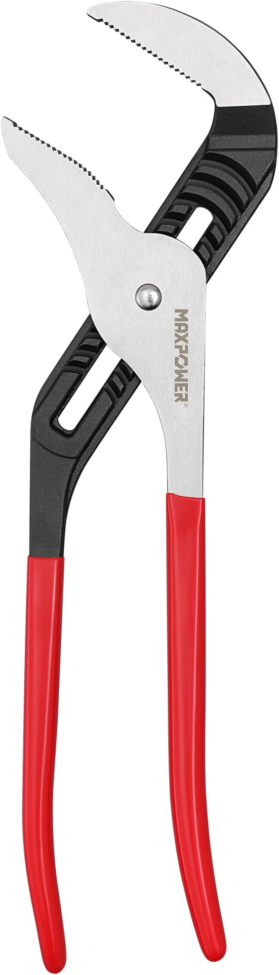 MAXPOWER 20 inch Groove Joint Pliers, 5.5 inch Max Opening, Straight Jaw Locks Pliers