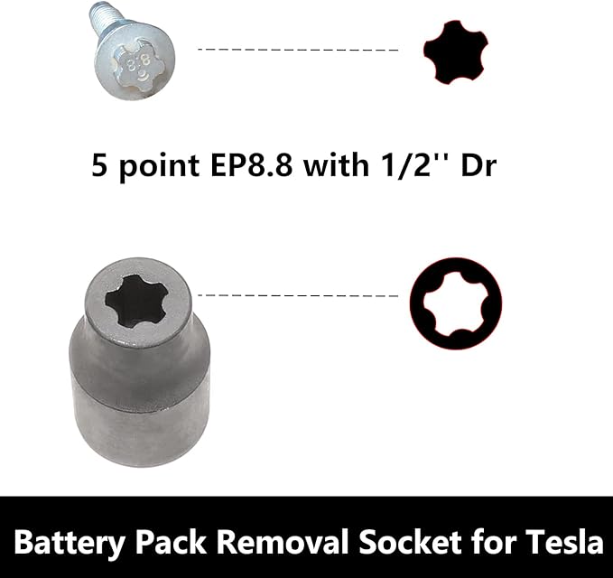 External Torx Plus Socket Set 6 Point EP Socket EP4, EP5, EP6, EP7, EP8, EP10, EP11, EP12, EP14, EP16, EP18, EP20, EP22, EP24, EP26, EP28, EP30, EP32 with 1/2'' 3/8'' 1/4'' Dr E-Torx Plus Sockets 19pc