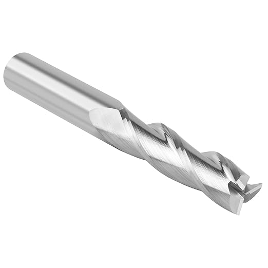 2PCS Upcut Spiral Router Bits 3 Flutes with 1/2 Inch Shank, Extra Long (4 Inch), 1/2 Inch Cutting Diameter, 2 Inch Cutting Length, Trimming, Carving