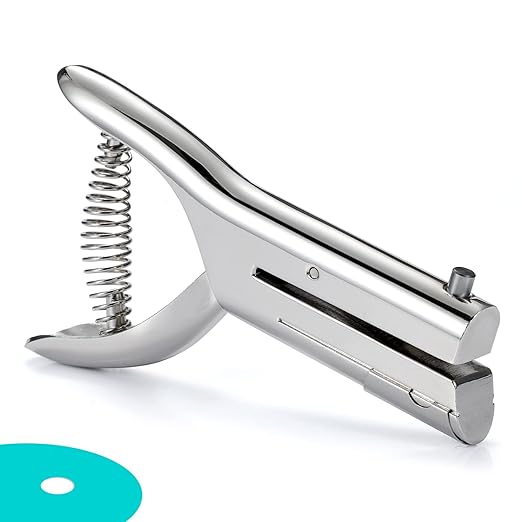 Heavy Duty Single Hole Punch - Portable Paper Cardboard Punch (3/10''-10MM)