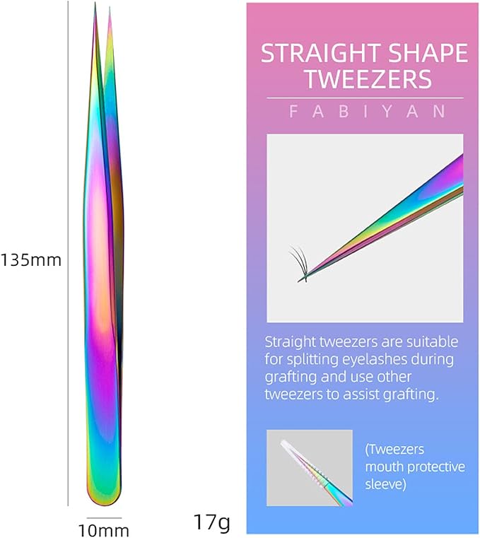 Tweezers Set, Diamond painting tools,Eyelash Extension Tweezer,Anti-Static Stainless Steel Curved of Tweezers for Diamond painting, Electronics, Laboratory Work, Jewelry-Making, Craft, Soldering