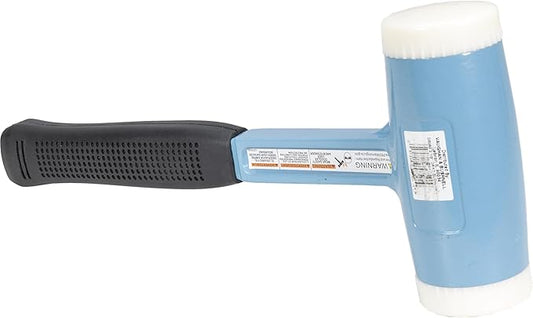 VAUGHAN Dead Blow Hammer, 0.5 Lbs, Includes Two Soft Faces, Steel Filled, DB150, VN58512