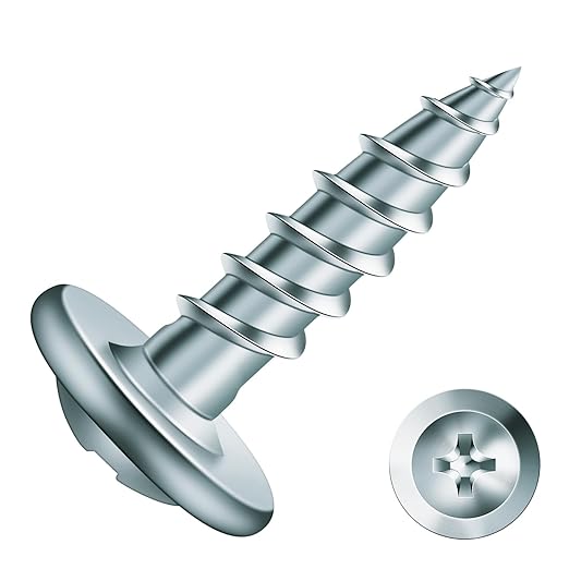 #8 x 5/8" Wood Screw 250Pcs Alloy Steel Standard Thread Truss Head Fast Self Tapping by SG TZH