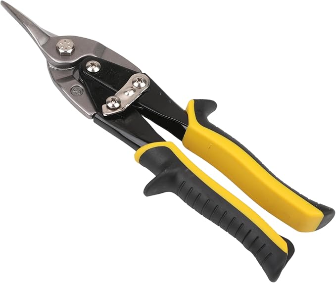 Aviation Tin Snips with Chrome Vanadium Steel Blades, Straight, Left, and Right Cutting Options, and Enhanced TyreGrip Handle for Optimal Comfort and Safety - 3 Pack Combo