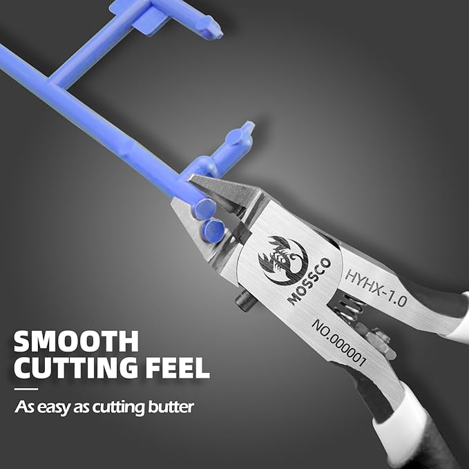 Model Nippers, Ultra-thin Single-edge Nippers for Advancers Repair Plastic Model and Fix, Plastic Model Tools Nippers with Non-slip Grip, 4.7 Inch Sprue Cutter for Plastic Model Building
