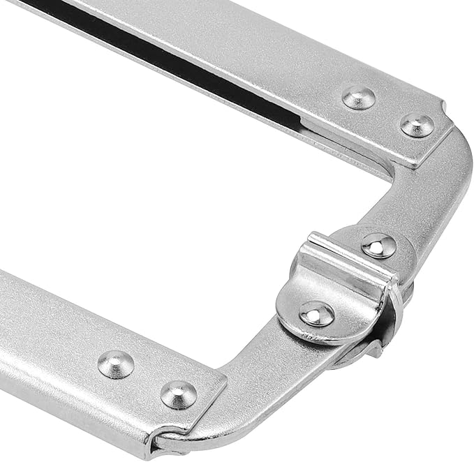 PINGEUI 4 PCS 18 Inch C Clamp Locking Pliers, Heavy Duty C Clamps with Swivel Pads and Rubber Handle Sleeve, Adjustable Welding Woodworking Tools, 7 Inch Max Jaw Opening