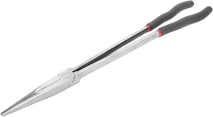 16in Long Needle Nose Pliers, Long Reach Pliers, Duckbill Plier with Handle for Narrow Spaces and Limited Areas