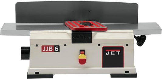 JET 6-Inch Benchtop Jointer, Helical Cutterhead, 1 HP, 115V 1Ph (JJ-6HHBT)
