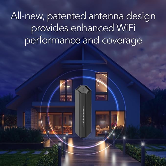 NETGEAR Nighthawk Dual-Band WiFi 7 Router (RS100) ??Router Only, BE3600 Wireless Speed (up to 3.6 Gbps) - Covers up to 2,000 sq. ft., 50 Devices ??2.5 Gig Internet Port - Free Expert Help