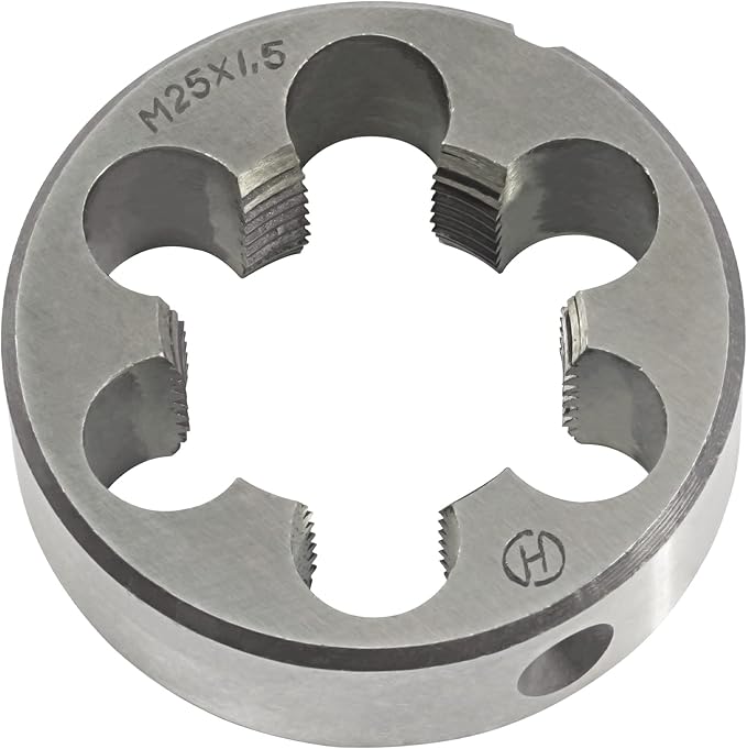 Aceteel M25 x 1.5 Metric Round Die, Machine Thread Die M25 X 1.5mm Right Hand