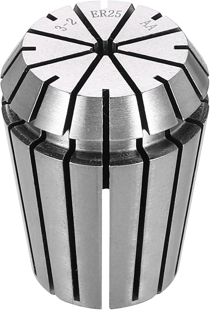 HARFINGTON Spring Collet Chuck ER25 3mm 65Mn Spring Steel Precision Router Collets for CNC Engraving Milling Lathe Tool