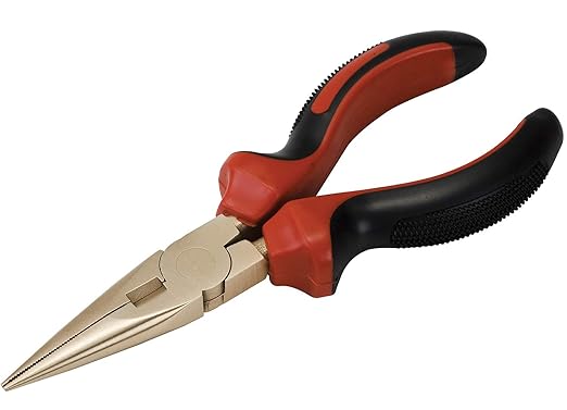 CS Unitec EX611-6A Non-Sparking Aluminum Bronze (Albr) 150Mm(6In) Long Nose Pliers