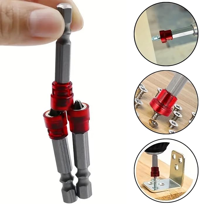 26 Pieces PH2 Phillips Magnetic Screwdriver Bit Set with Magnetic Screw Ring Holder and Insert Bit - Professional S2 Steel Tool Kit for Home/Car/Electronics Repair