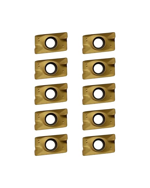 APMT1604PDER-M2 Carbide Milling Inserts, PVD Coated Indexable Milling Inserts Turning Inserts, Carbide Milling Cutter for BAP400R Tool Holders Processing Hard Steel Parts, 20Pcs