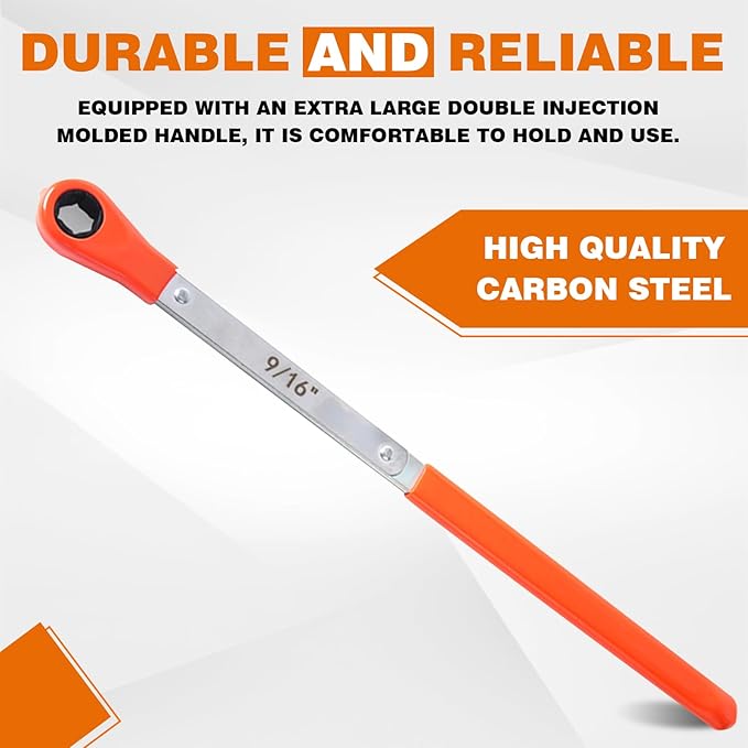 BARTOO Slack Adjuster Wrench 9/16" Automatic Slack Adjusting Wrench