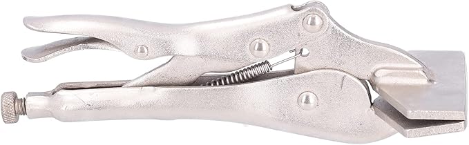 Flat Locking Pliers Heavy Duty Adjustable Steel Tool (8 inch)