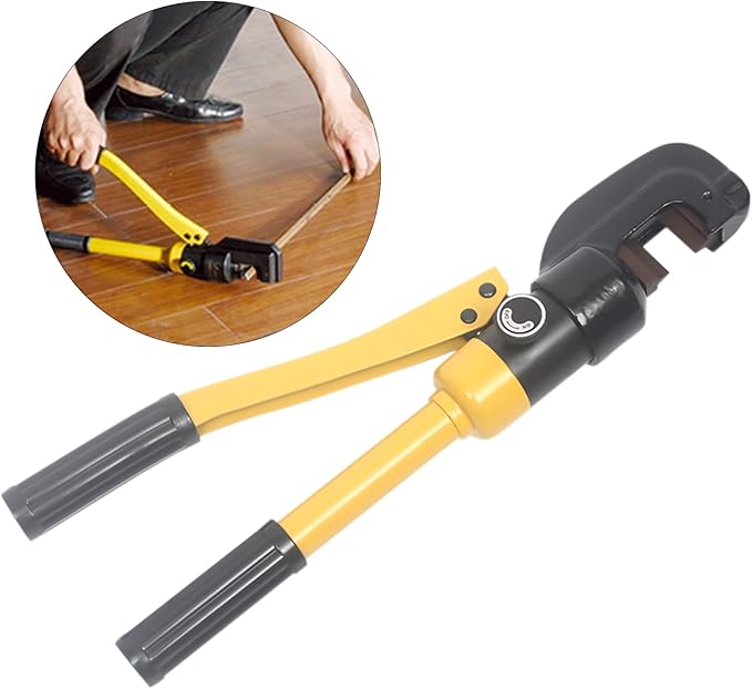 13 Ton 4-22mm Hydraulic Rebar Cutter&Benders Professional Handheld Hydraulic Rebar Cutter w/Box Steel Bolt Chain Cutting Tool for Roll Cages Can Cut Screw Thread Steel (Shear Area Max: 22mm/0.86in)