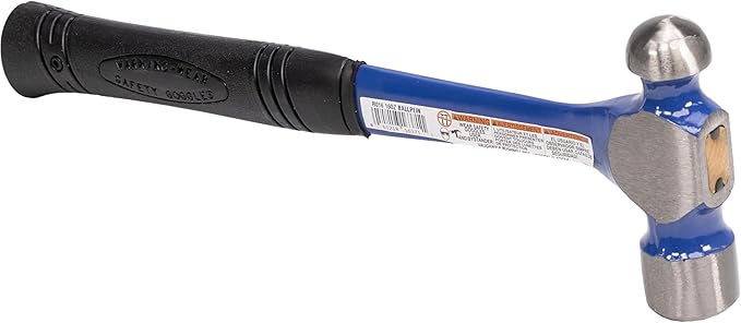 VAUGHAN Ball Pein Hammer, 16 oz, Steel handle, American high carbon steel, R016, VN16371