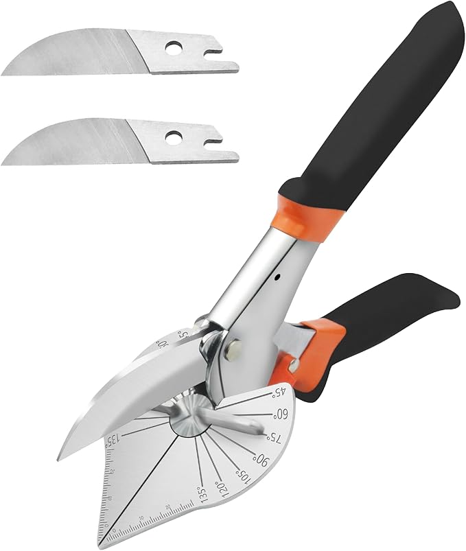 Angle Mitre Shear Cutter - Multifunctional Tool for Angular Cutting of Plastic, PVC, and Molding Trim