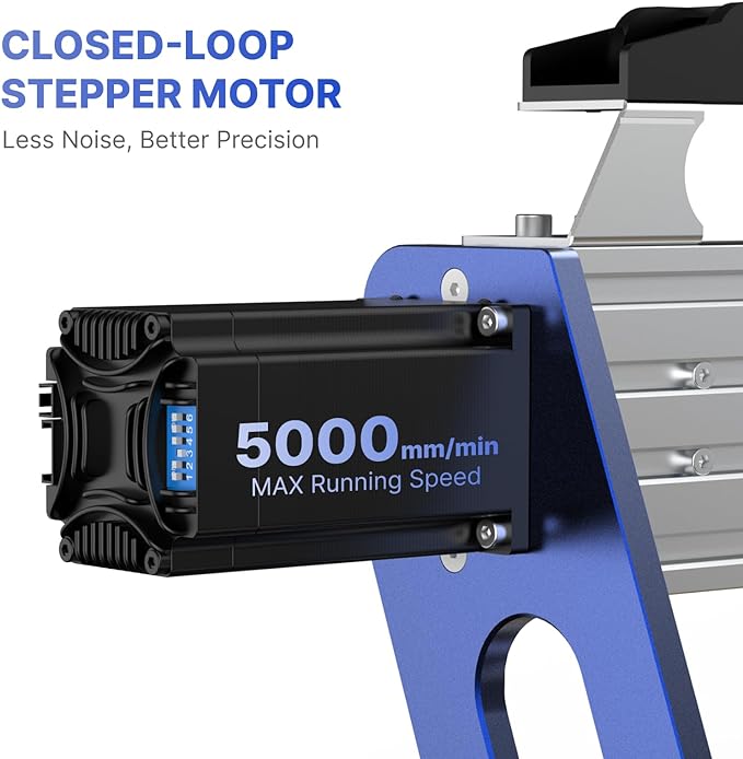 Genmitsu CNC Router Machine PROVerXL 4030 V2, NEMA 23 Closed-Loop Stepper Motor, 3 Axis Milling Machine with 400W Spindle, Fast Speed for Wood Metal Acrylic PCB MDF, Working Area 400 x 300 x 110mm