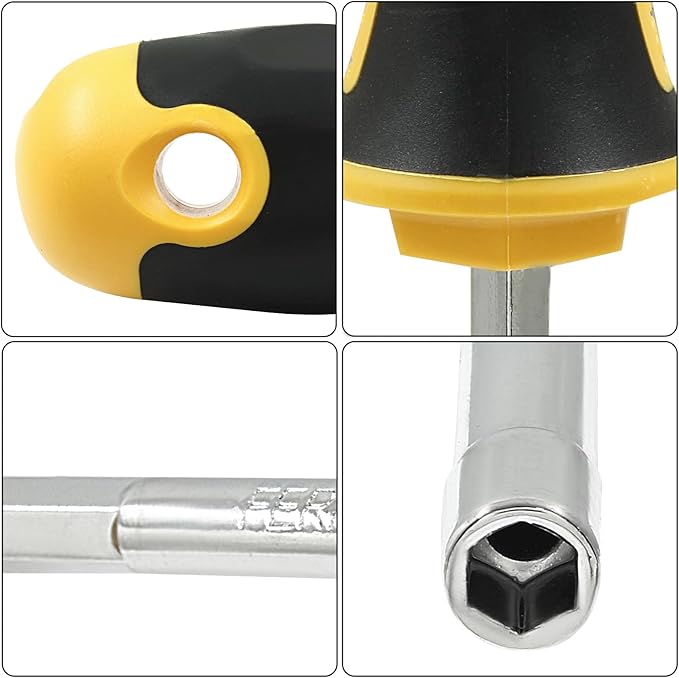 5mm Socket Wrench Screwdriver, High-Carbon Steel Hex Nut Driver Key Hand Tool for DIY, Hand-Making