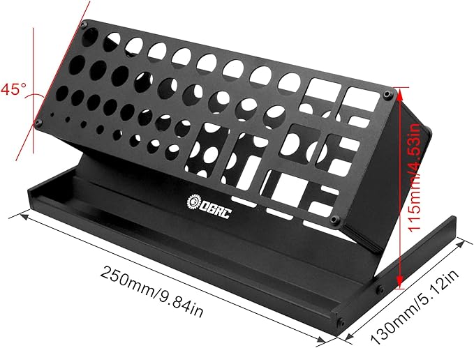 OGRC Screwdriver Storage Rack RC Repair Tool Shelf Screwdriver Organizer Holder Desktop Hand Tool Stand for Hex Cross Screw Driver Tool Kit