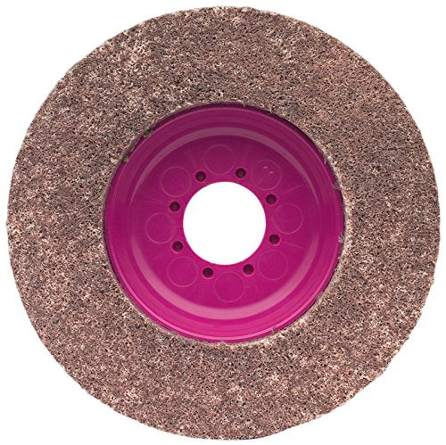 CS Unitec 96710 Magnum Fleece Top Finishing and Polishing Disc, 4-1/2" Diameter, 7/8" Arbor, 80 Grit (Pack of 5)