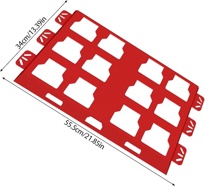 Mounting Plate Compatible With Packouts, 100 Lbs, Metal Base Plate For Tool Storage And Organization