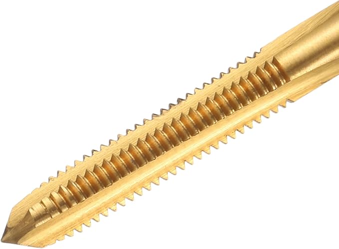uxcell Metric Thread Tap M5 x 0.8 H2 150mm Straight Flute Screw Thread Milling Machine Taps Threading Tapping Repair Tool