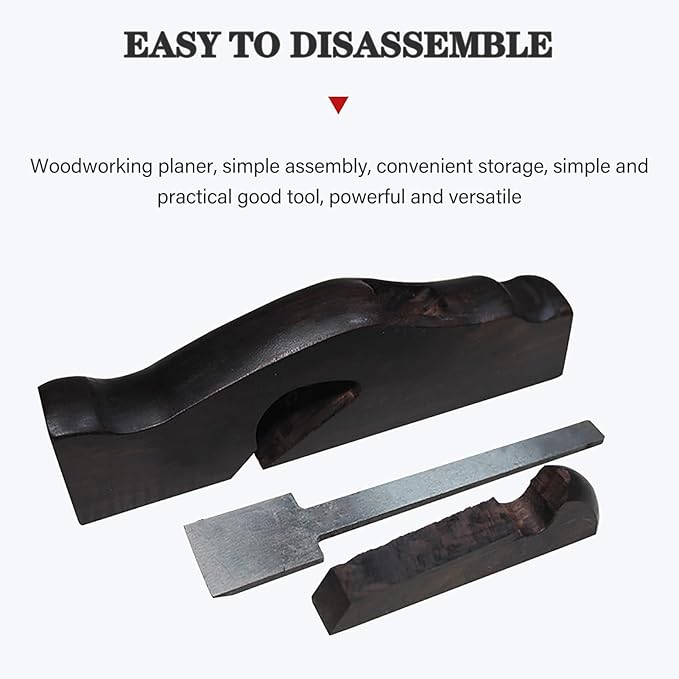 Woodworking Plane,6.1 × 3 ×1.5inches Hand Plane Planer,Planing Woodcraft Tool,65 Manganese Blade,Sharp And ,for Cutting, Polishing And Deburring Woodworking Surfaces