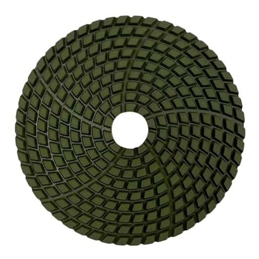 4" High Performance Wet Stone Polishing Pads, 1500 Grit - for Granite, Marble, Quartz, Engineered Stone
