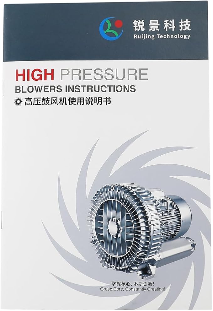 2LG5107AA21 2LG510-7AA21 2HP Regenerative Blower 110-120V 150 CFM 1.75 kW Vacuum Pump Fits for Industrial Air Blowing, Aeration, Vacuum Systems