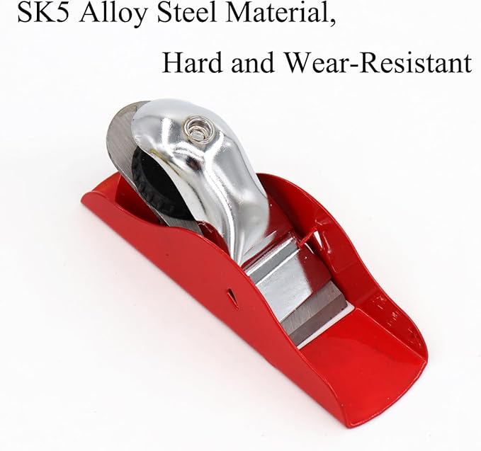 Mini Hand Planer Small Trimming Planer Adjustable Block Plane for Woodworking Project Carpenter DIY Model Making