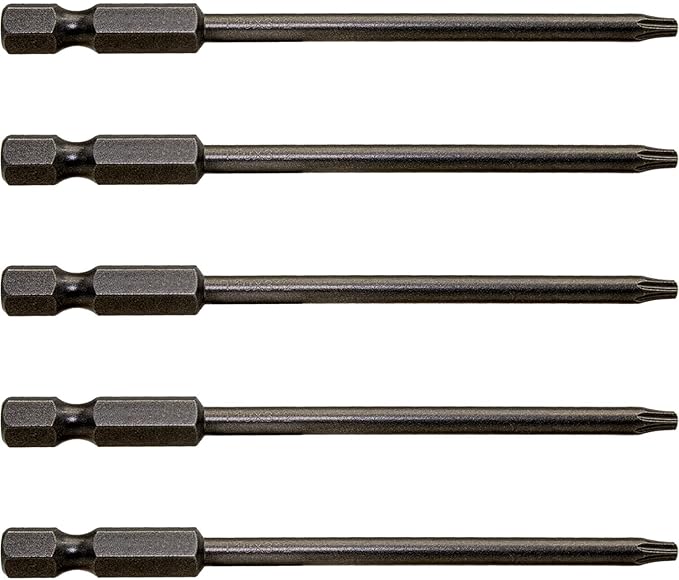 Torx/Star Driver Bits (T10 x 3-1/2" (5 PACK))
