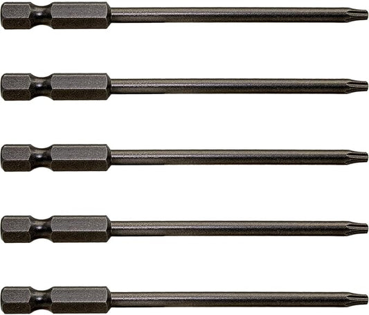 Torx/Star Driver Bits (T10 x 3-1/2" (5 PACK))
