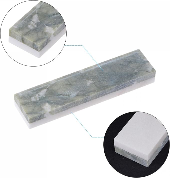 uxcell Sharpening Stones 10000/20000 Grit 2 Side Combination Whetstone Knife Sharpener Stone 100x25x12.5mm