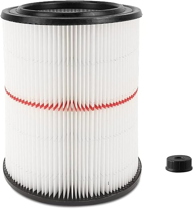 1 Pack 9-17816 Filter for Craftsman Shop Vac Filter Wet/Dry Cartridge Filter Replacement fit 5/6/8/12/16/32 Gallon & Larger Vacuum Cleaner