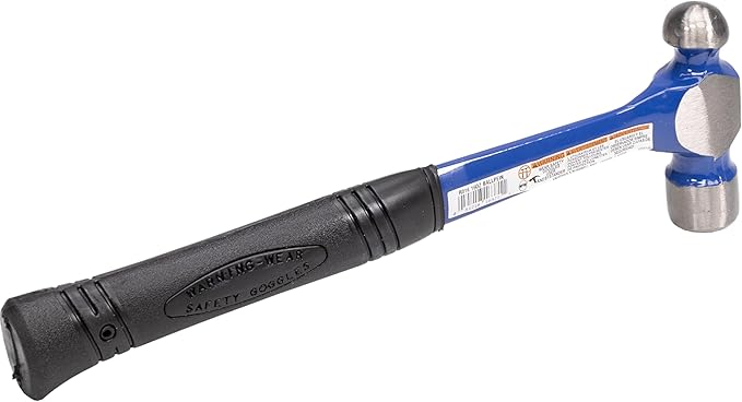 VAUGHAN Ball Pein Hammer, 16 oz, Steel handle, American high carbon steel, R016, VN16371