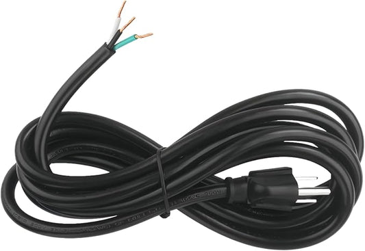Replacement Power Tool Cord (8' ft, 16/3) for Drills, Sanders, Vacuums, Miter Saws, Appliances, Chop Saws, Grinders, Motors and Power Tools