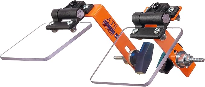 Universal & Baldor Bench Grinder Eye Shields and Eye Shield Mounting Assembly for 6 and 7-inch, Smaller Model, Power Bench Grinders, ATS P/N UGS-1
