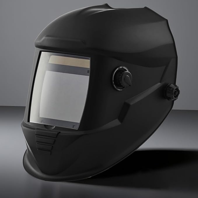 VEVOR Welding Helmet Auto Darkening, 3.94" x 3.15" True Color Welding Hood, Solar-Powered Welder Mask 4 Arc Sensors, Wide Shade 4/5-9/9-13 for TIG MIG Weld Cutting Grinding Application - METIS Series