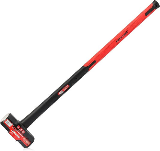 MAXPOWER 8lb Sledge Hammer, 32 inch Fiberglass Handle Length